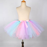 Tutus Unicorn - Baby Girls Unicorn Tutu, Pastel Rainbow.